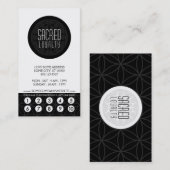 heilige Geometrieloyalitäts-Lochkarte Treuekarte (Vorne/Hinten)