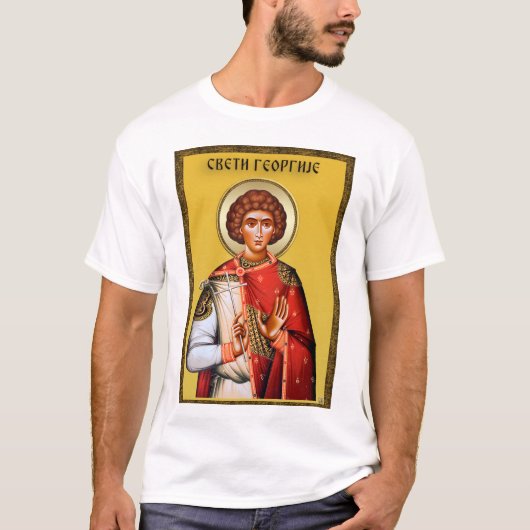 Heilige Georg Geschenke, Heilige Georg Kunst, Heil T-Shirt (Vorderseite)
