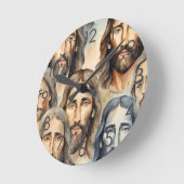 Heilige Gesichter Jesu Wanduhr (Winkel)