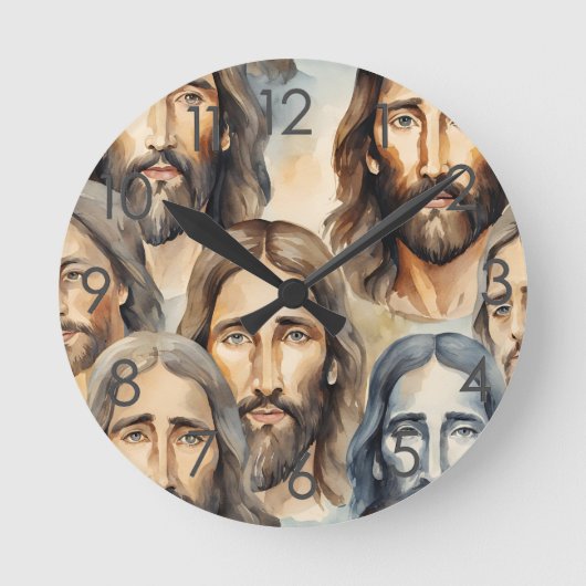 Heilige Gesichter Jesu Wanduhr (Vorderseite)