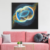 Heilige Gewerkschaft Vesica Piscis Nebulae Leinwanddruck (Insitu (Wohnzimmer))