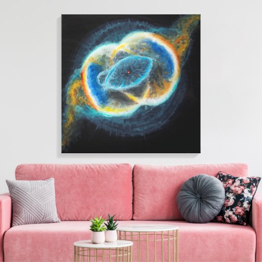 Heilige Gewerkschaft Vesica Piscis Nebulae Leinwanddruck (Insitu (Wohnzimmer))