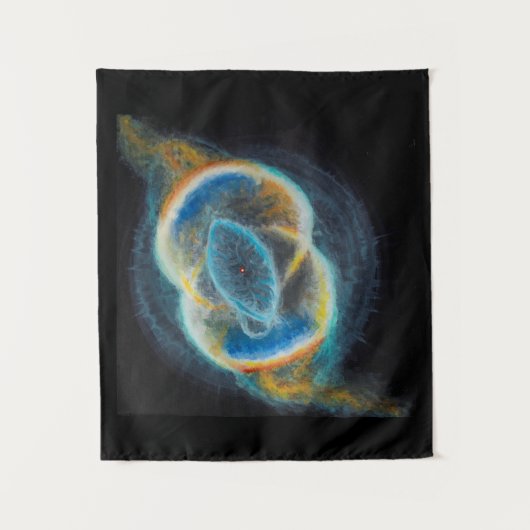 Heilige Gewerkschaft Vesica Piscis Nebulae Wandteppich (Vorderseite)