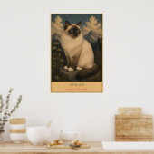 Heilige Gnade: Birma-Katze Poster (Küche)