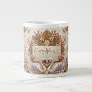 Heilige Göttin des Glücks Mantra-Wandkunst High- Jumbo-Tasse
