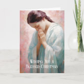 Heilige göttliche Weihnachtskarte Karte (Vorderseite)