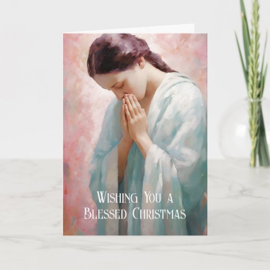 Heilige göttliche Weihnachtskarte Karte (Vorderseite)