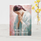 Heilige göttliche Weihnachtskarte Karte (Gelbe Blume)