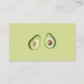 Heilige Guacamole Avocado Diaper Raffle Babydusche Visitenkarte (Rückseite)