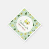 Heilige Guacamole Avocado Green Baby Dusche Serviette (Ecke)