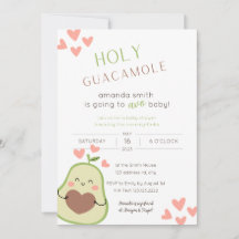 Heilige Guacamole Baby Dusche Happy Avocado