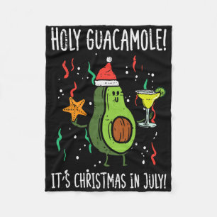 Heilige Guacamole Es ist Weihnachten im Juli Avoca Fleecedecke