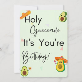 Heilige Guacamole ist dein Geburtstag! Einladung