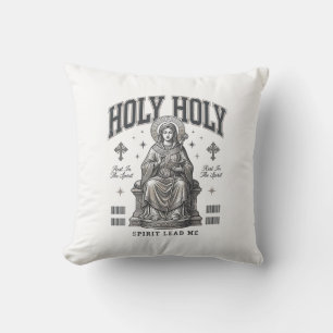 Heilige Heilig Vintage Gravur Religiöses Shirt-Des Kissen