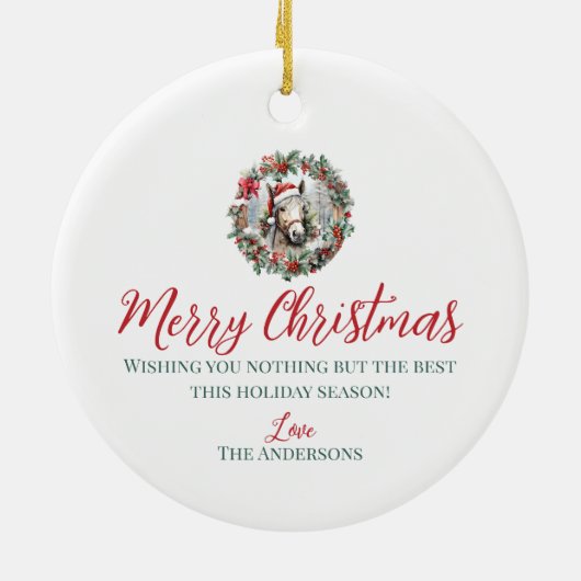 Heilige Heilige Beere Keramik Ornament (Hinten)