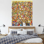 Heilige, Heilige, katholische Heilige Leinwanddruck (Insitu (Schlafzimmer))