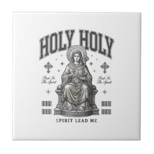 Heilige Heilige Vintage Gravur Religiöses Shirt De Fliese