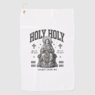 Heilige Heilige Vintage Gravur Religiöses Shirt De Golfhandtuch