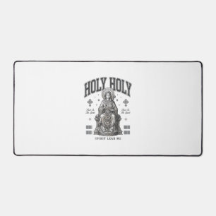 Heilige Heilige Vintage Gravur Religiöses Shirt-De Schreibtischunterlage