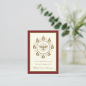 Heilige Heiligkeitsakrament-Bestätigung — Begleitkarte (Stehend Vorderseite)