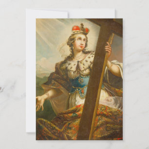 Heilige Helena mit dem Wahren Kreuz Sakrale Kunst Einladung