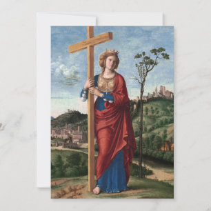Heilige Helena mit dem Wahren Kreuz Sakrale Kunst Einladung