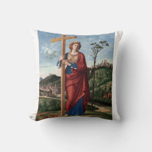 Heilige Helena mit dem Wahren Kreuz Sakrale Kunst Kissen