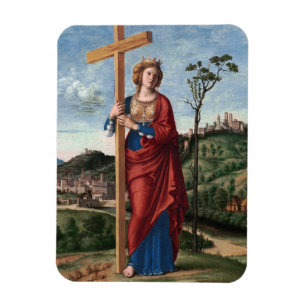 Heilige Helena mit dem Wahren Kreuz Sakrale Kunst Magnet