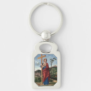 Heilige Helena mit dem Wahren Kreuz Sakrale Kunst Schlüsselanhänger