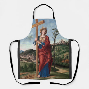 Heilige Helena mit dem Wahren Kreuz Sakrale Kunst Schürze