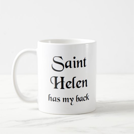 Heilige Helfer Kaffee Tasse (Links)