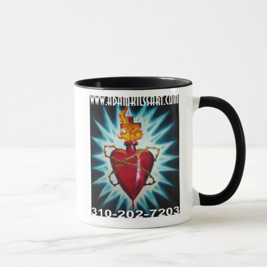 Heilige Herz-Kaffee-Tasse Tasse (Rechts)