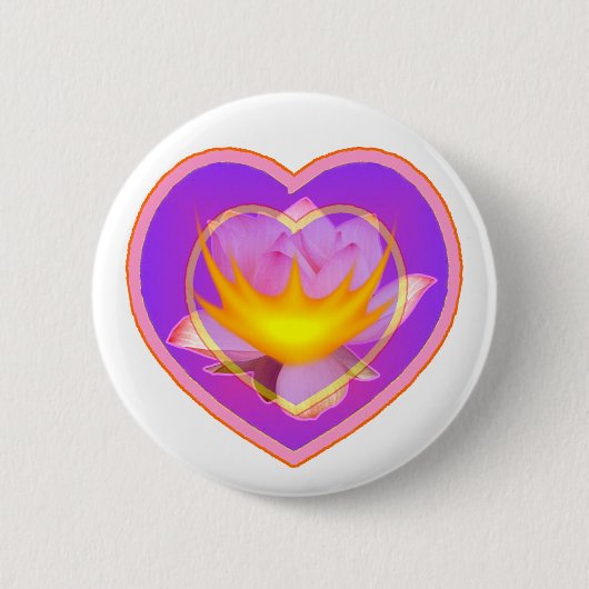 Heilige Herz-Knöpfe Button (Vorderseite)