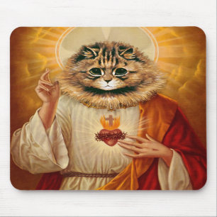 Heilige Herz-Miezekatze Mousepad