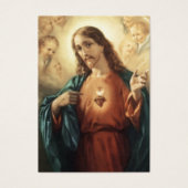 Heilige Herzbegräbniskarte (Vorderseite)