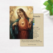 Heilige Herzbegräbniskarte (Schreibtisch)