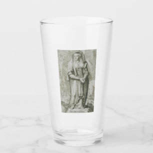 Heilige Hildegard von Bingen mittelalterliche myst Glas
