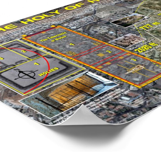 Heilige Hütten - Gartengrab 2 Poster (Ecke)