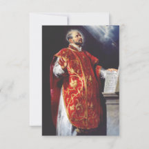 Heilige Ignatius von Loyola Heilige Karte