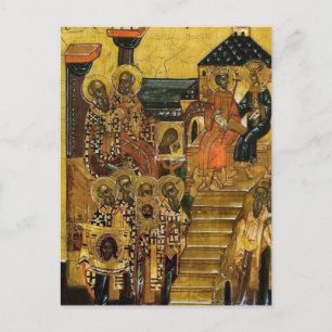 Heilige im Oktober Christlich Postkarte