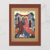 Heilige Joachim und Anna Prayer Card Postkarte (Vorderseite)