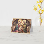 Heilige Joachim und Anne-Patronen der Unfruchtbark Karte (Gelbe Blume)