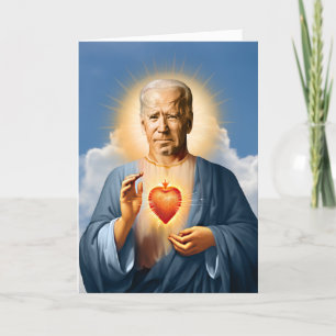 Heilige Joe Biden Gebetskerze Karte