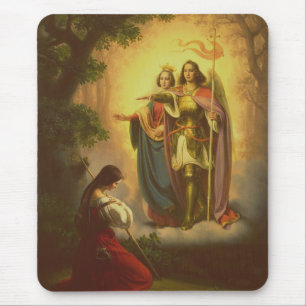 Heilige Johanna von Orléans Mousepad