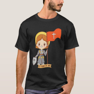 Heilige Johanna von Orléans Schild Vintage Französ T-Shirt