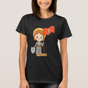 Heilige Johanna von Orléans Schild Vintage Französ T-Shirt