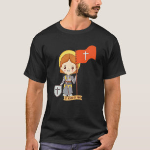 Heilige Johanna von Orléans Schild Vintage Französ T-Shirt