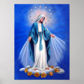 Heilige Jungfrau Mutter Mary, Mutter Gottes Vorlag Poster (Vorne)