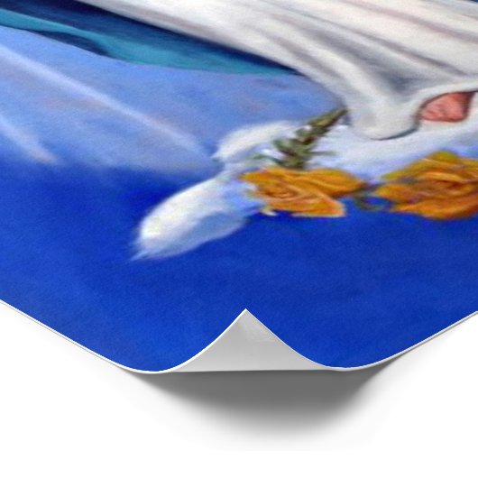 Heilige Jungfrau Mutter Mary, Mutter Gottes Vorlag Poster (Ecke)