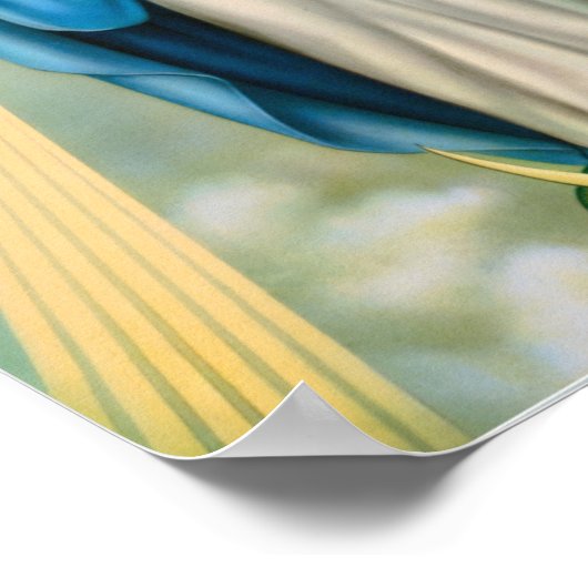 Heilige Jungfrau Mutter Mary, Mutter Gottes Vorlag Poster (Ecke)